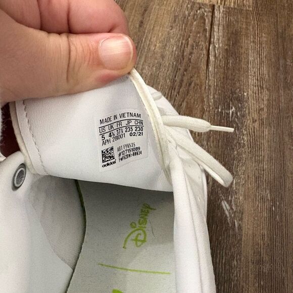 Adidas Kermit The Muppets Stan Smith Disney White/Green Sneakers Size 5 - Picture 8 of 8